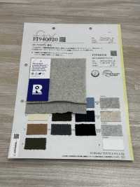 FJ940031 26//- F.EARTH Circular Rib 8683 SP. Heather Gray Soaping[Textile / Fabric] Fujisaki Textile Sub Photo