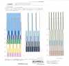 14403 60s Cotton Typewriter Blue Multi Stripe