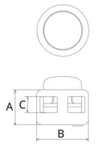 RBL4A NIFCO Cord Lock[Buckles And Ring] NIFCO Sub Photo