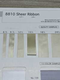 8810 Sheer Ribbon[Ribbon Tape Cord] Telala (Inoue Ribbon Industry) Sub Photo