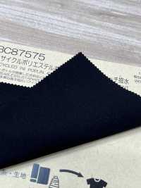 BC87575 Recycled Polyester Poplin 4-way Stretch Water Repellent[Textile / Fabric] COSMO TEXTILE Sub Photo