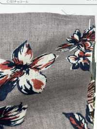 OY43659 60/1 Linen Print Urban Oasis[Textile / Fabric] Oharayaseni Sub Photo