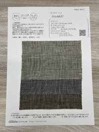 OA43657 40/1 Linen TOP Thread Smart Check[Textile / Fabric] Oharayaseni Sub Photo