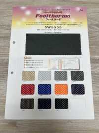 SW5555 Feel Thermo French Fuzzy Mesh[Textile / Fabric] Sanwa Fibers Sub Photo
