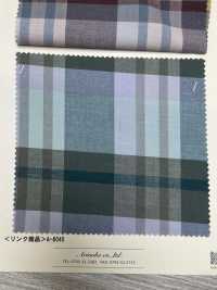 A-8069 Cotton Silk Check[Textile / Fabric] ARINOBE CO., LTD. Sub Photo