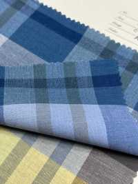 A-8069 Cotton Silk Check[Textile / Fabric] ARINOBE CO., LTD. Sub Photo