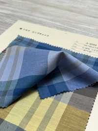 A-8069 Cotton Silk Check[Textile / Fabric] ARINOBE CO., LTD. Sub Photo