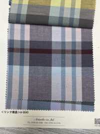 A-8069 Cotton Silk Check[Textile / Fabric] ARINOBE CO., LTD. Sub Photo