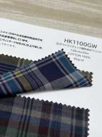 HK1100GW Wide Width Madras Check Pigment Dyed Washer Processing[Textile / Fabric] KOYAMA Sub Photo