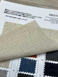 HK5747 Cotton Linen Ripstop[Textile / Fabric] KOYAMA Sub Photo