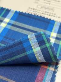 A-1657 Indigo Dyed Madras Check[Textile / Fabric] ARINOBE CO., LTD. Sub Photo