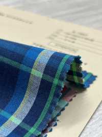 A-1657 Indigo Dyed Madras Check[Textile / Fabric] ARINOBE CO., LTD. Sub Photo