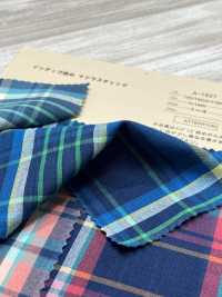 A-1657 Indigo Dyed Madras Check[Textile / Fabric] ARINOBE CO., LTD. Sub Photo