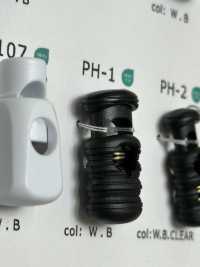 PH1 Nylon Resin Vertical 1-hole Cord Stopper, Matte Finish[Buckles And Ring] DAIYA BUTTON Sub Photo