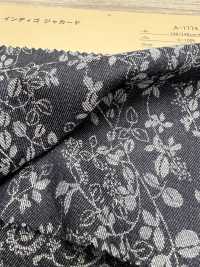 A-1774 Indigo Jacquard[Textile / Fabric] ARINOBE CO., LTD. Sub Photo