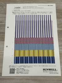 14404 100/2 Cotton Clear Broadcloth Multi Stripe[Textile / Fabric] SUNWELL Sub Photo