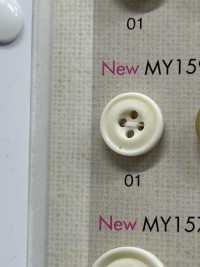 MY159 Polyester Resin Buffalo-style 4-hole Button Sub Photo