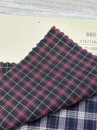 660-1 Cotton 60/1 High Density Small Check Gingham[Textile / Fabric] ARINOBE CO., LTD. Sub Photo