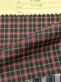 660-1 Cotton 60/1 High Density Small Check Gingham[Textile / Fabric] ARINOBE CO., LTD. Sub Photo