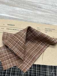 RR6629 Yarn Dyed 60/2 Cotton/ Linen Weave Check[Textile / Fabric] ROKAL Sub Photo