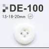 DE100 4-hole Polyester Resin Button