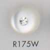 R175W Polyester Resin Button