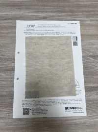 35507 Cotton/Linen Airy Cross Craft Washer Processing[Textile / Fabric] SUNWELL Sub Photo