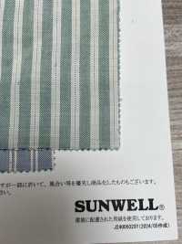 14410 50 Single Thread Cotton Clear Oxford Multi-stripe[Textile / Fabric] SUNWELL Sub Photo