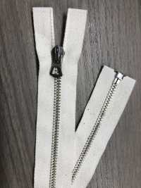 3-N-CO-OR WALDES® Vintage Zipper , Nickel Silver , Size 3, Cotton Tape, Open Asahi Fastener Sub Photo