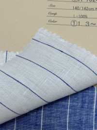 A-7024 European Linen Stripes[Textile / Fabric] ARINOBE CO., LTD. Sub Photo