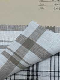 A-7022 European Linen Check[Textile / Fabric] ARINOBE CO., LTD. Sub Photo