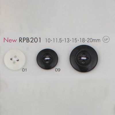 Made In Japan Recycled PET Resin Button, 4-Hole