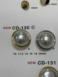 CD-130 Metal Buttons (Pearl Combination Buttons) DAIYA BUTTON Sub Photo