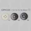 OPH335 Polyester Resin 4-hole Button