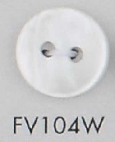 FV104W Two-hole Button Made Of Polyester Resin