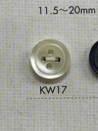 KW17 Polyester Resin Bordered 4-hole Button Sub Photo