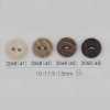 2068 Polyester Resin Button With Rim, 2 Holes