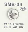 SMB-34 ABS Small Button, Two Holes