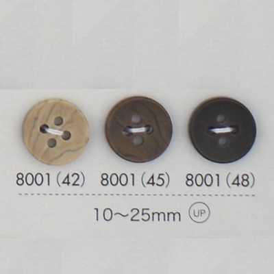 8001 Polyester Resin Four-hole Button