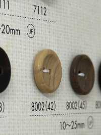 8002 Polyester Resin Bordered Two-hole Button Sub Photo