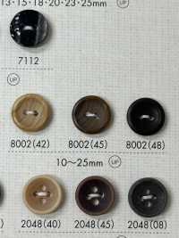 8002 Polyester Resin Bordered Two-hole Button Sub Photo