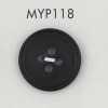 MYP118 Polyester Resin Button With Rim, 4-hole