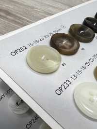 OP282 Polyester Resin Buffalo-style 4-hole Button DAIYA BUTTON(DAIYA BUTTON) Sub Photo