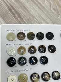 OP282 Polyester Resin Buffalo-style 4-hole Button DAIYA BUTTON(DAIYA BUTTON) Sub Photo