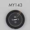 MY143 Polyester Resin Buffalo-style 4-hole Button