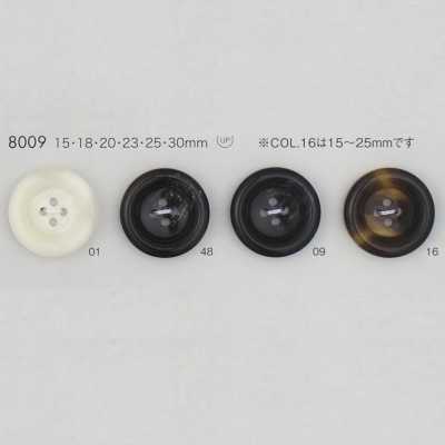 8009 Polyester Resin 4-hole Button