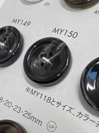 MY150 Polyester Resin Bordered 4-hole Button DAIYA BUTTON(DAIYA BUTTON) Sub Photo