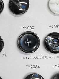 TY2080 Polyester Resin Bordered 4-hole Button DAIYA BUTTON(DAIYA BUTTON) Sub Photo