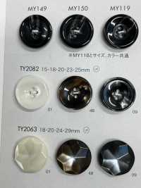 TY2080 Polyester Resin Bordered 4-hole Button DAIYA BUTTON(DAIYA BUTTON) Sub Photo