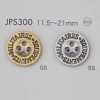 JPS300 ABS Resin 4-hole Plated Button